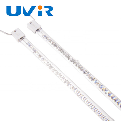 Bom preço lâmpadas do halogênio de 1500W IR, elementos de aquecimento infravermelhos do tubo de quartzo da onda curta do CE on-line