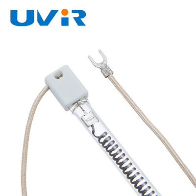 Lâmpada de aquecimento infravermelha da fibra do carbono SK15, quartzo Heater Tube de 450W 240V