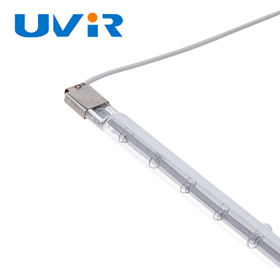 Lâmpadas infravermelhas de quartzo SK17, calefator chapeado reflexo branco do tubo do halogênio
