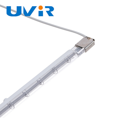 Lâmpada de aquecimento infravermelho de quartzo com revestimento branco SK17, 235V 1000W