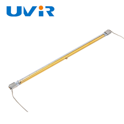 Good price Lâmpada de aquecimento de revestimento de ouro SK17 Lâmpada de infravermelho de quartzo de tubo único 1000W on-line