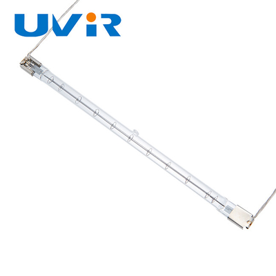 Lâmpadas infravermelhas de quartzo de UVIR, calefator do vidro de quartzo de 235V 1000W para a máquina de sopro