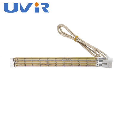 Good price Calefatores infravermelhos 115V 600W do tubo gêmeo dourado da onda curto para a pintura on-line