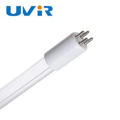 Lâmpada germicida UVC T5 15W 4 Pin For Waste Water Treatment do amálgama
