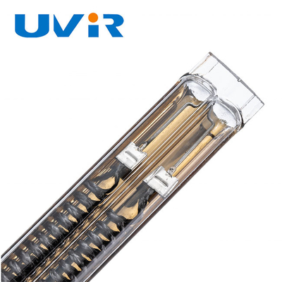 Good price revestimento de Heater Lamps Tubular Shape Gold do infravermelho de quartzo de 230V 2500W on-line