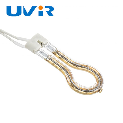 Good price Refletor Ring Infrared Lamps do ouro, lâmpada de calor da onda curto de 115V 200W on-line