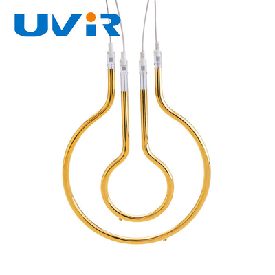 Bom preço. Lâmpada infravermelha anelar com refletor dourado de 230V 1500W, 80mm on-line