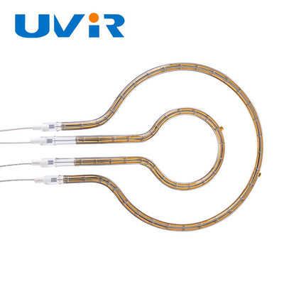 1950W Quartz Ring Lâmpada de infravermelho 208V aquecedor industrial