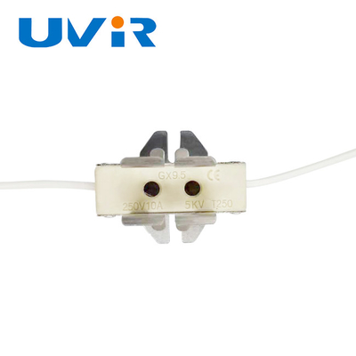 Good price O suporte da lâmpada de GX9.5 IR, lâmpada de calor de 250V 5KV aperta para o calefator gêmeo do tubo on-line