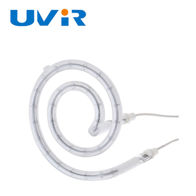 Good price Tipo filamento branco da eficiência elevada O do vidro de quartzo de Ring Infrared Lamps Transparent Pitted on-line