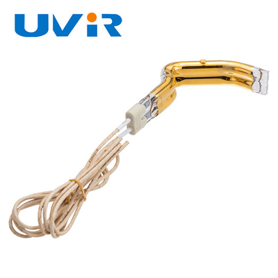 Tubo de elemento de aquecimento por infravermelho de vidro de quartzo personalizado 150-6000W