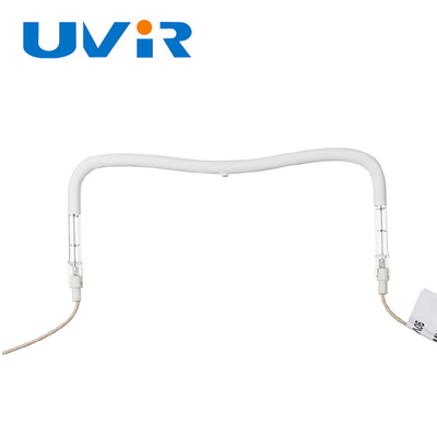 Aquecedor infravermelho de ondas curtas personalizado com reflector branco