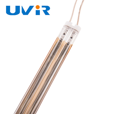 Good price Tubo de aquecimento banhado a ouro 2500w onda média reta luz infravermelha 415v on-line